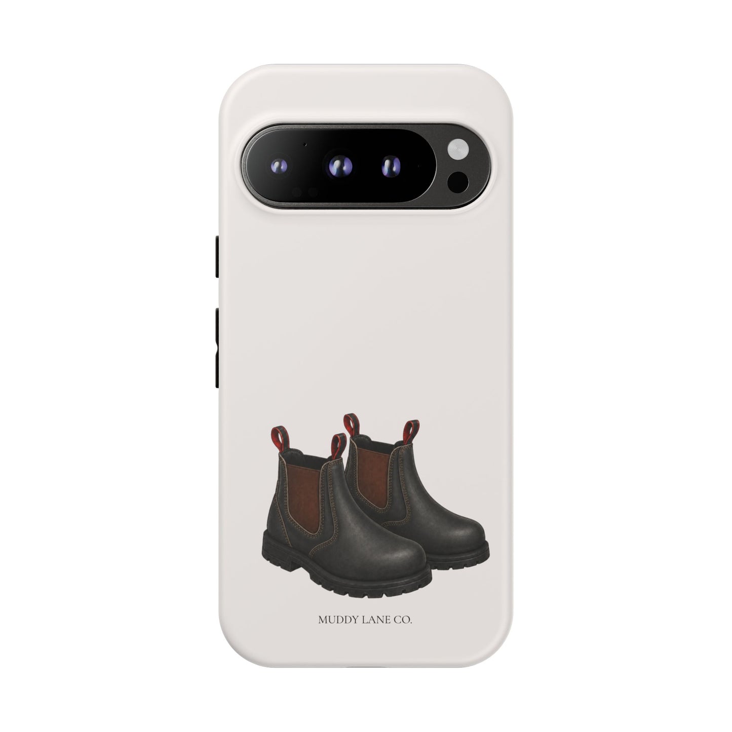 Yard Boots Tough Phone Case in Warm Cream Matte