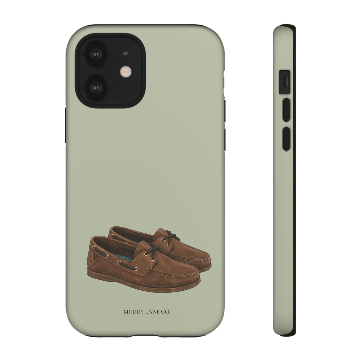 Deck Shoes Tough Phone Case in Light Sage Matte