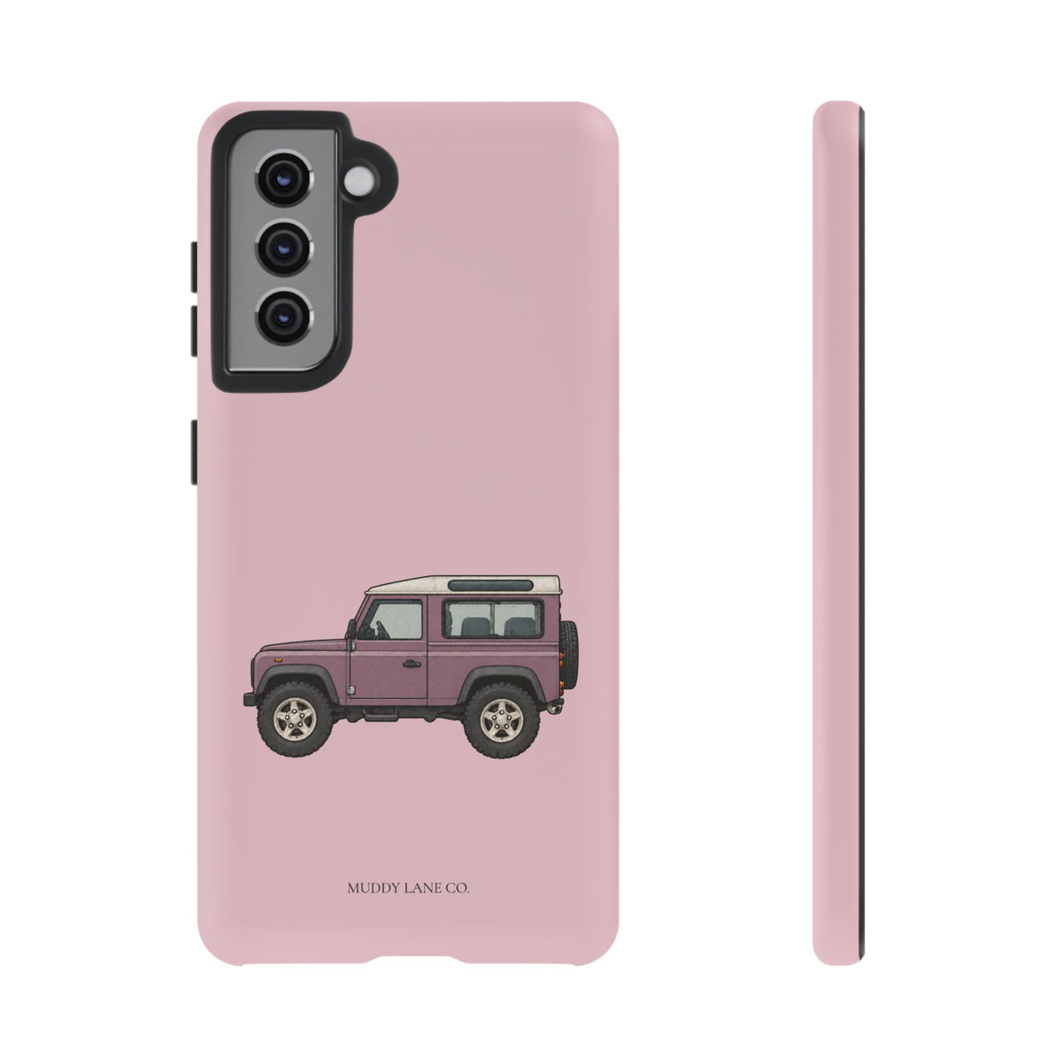 Pink Classic 4x4 Tough Phone Case in Soft Rosette Pink Matte
