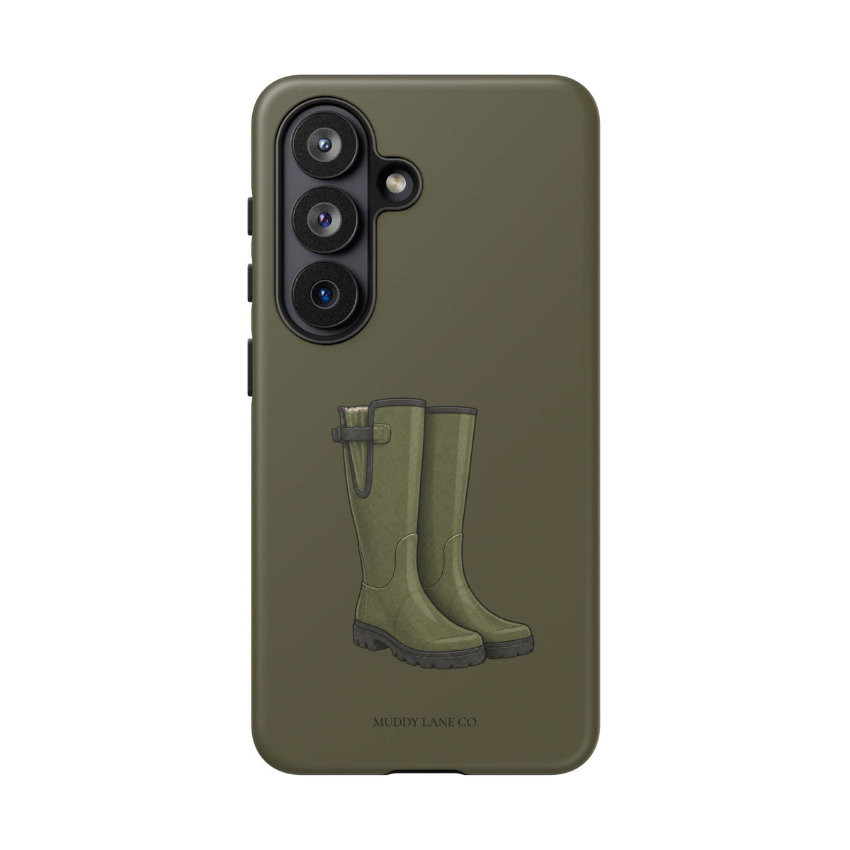 Wellies Tough Phone Case in Muddy Green Matte