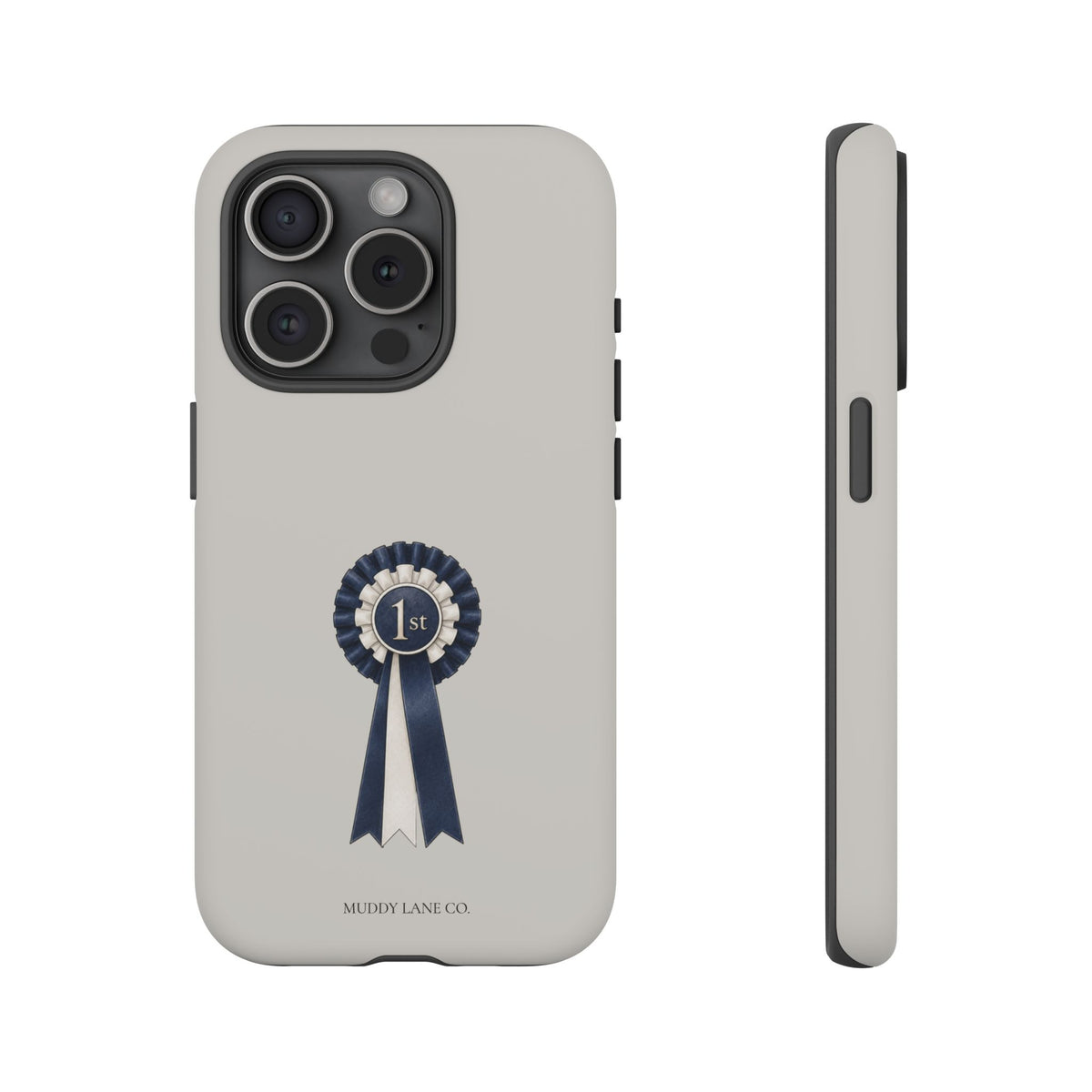 Rosette Tough Phone Case in Soft Grey Matte
