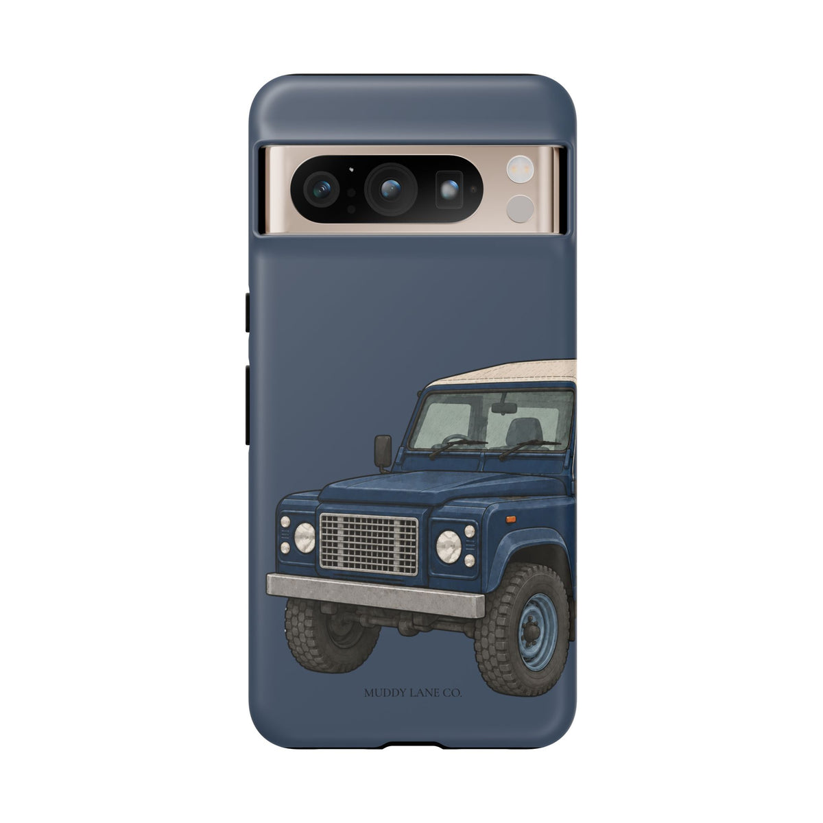 Blue Classic 4x4 Close-Up Tough Phone Case in Deep Navy Matte