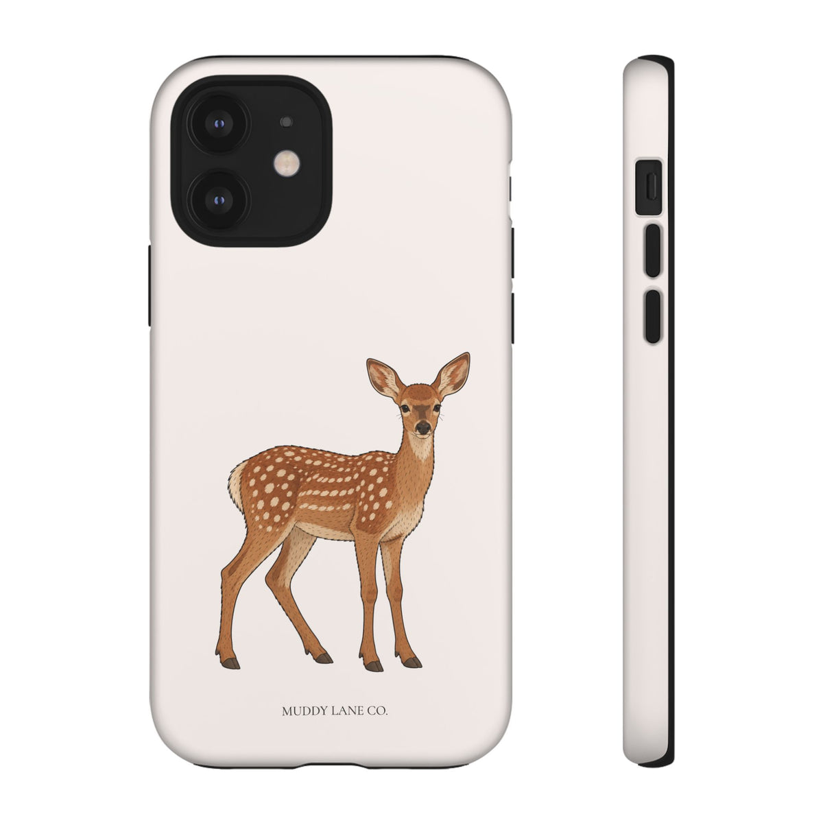 Fawn Tough Phone Case in Warm Cream Matte