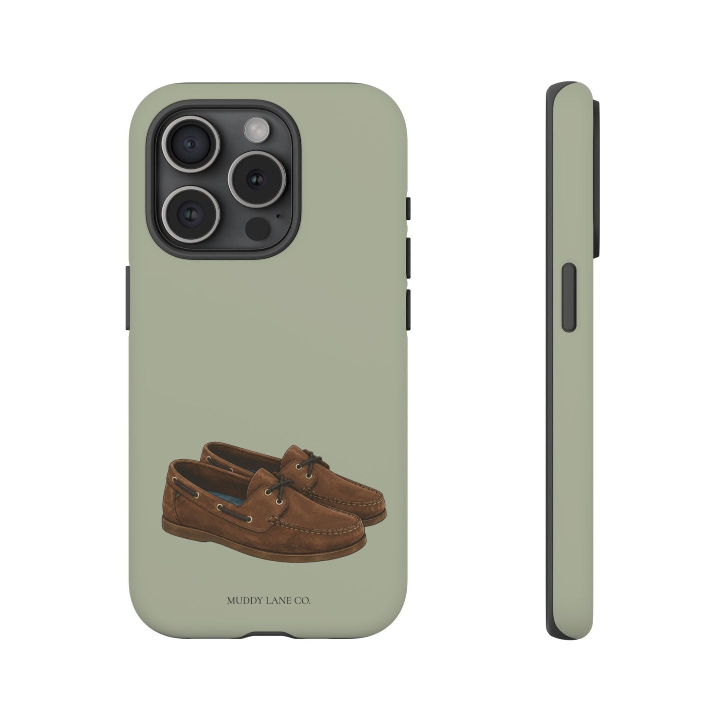 Deck Shoes Tough Phone Case in Light Sage Matte