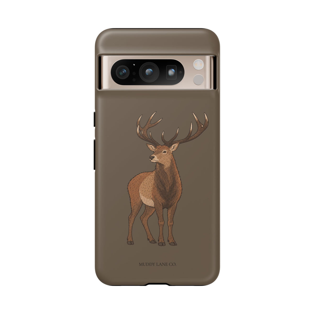 Stag Tough Phone Case in Taupe Brown Matte