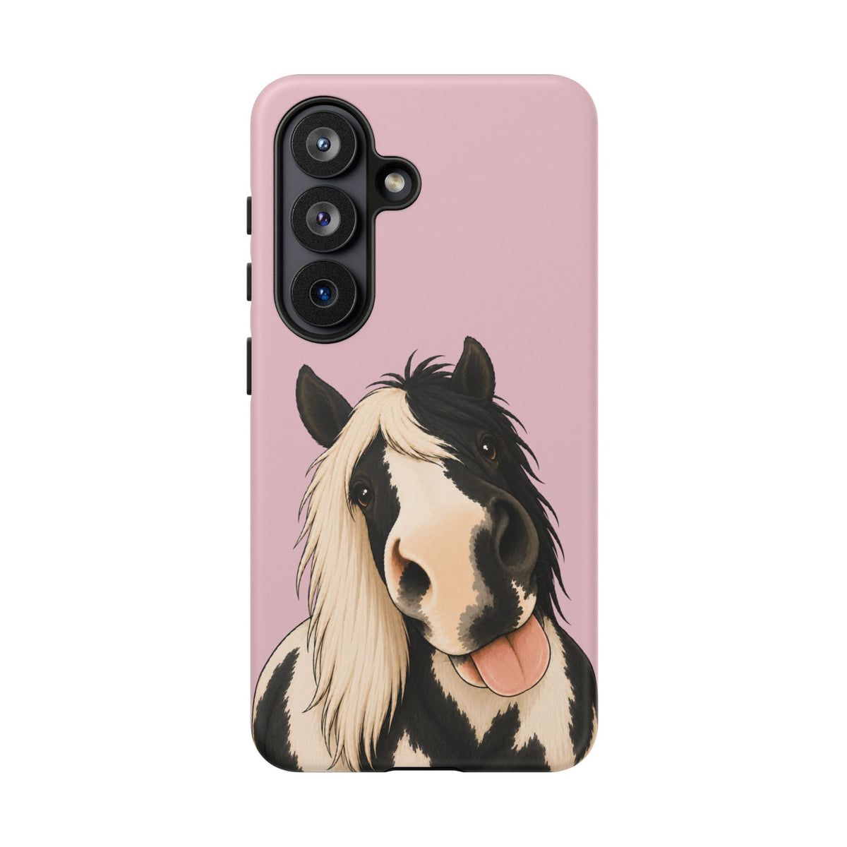 Cheeky Cob Tough Phone Case in Soft Rosette Pink Matte