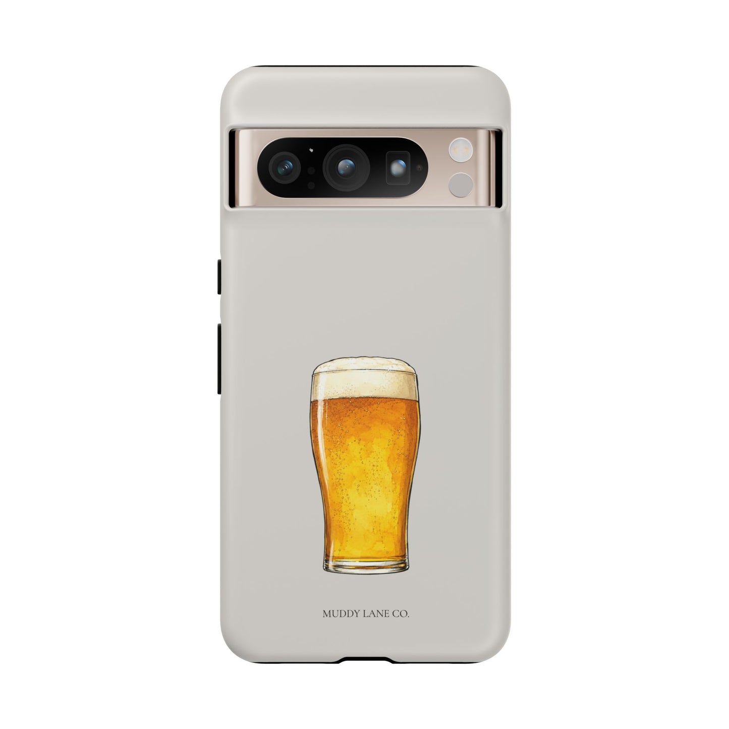 Pub Pint Tough Phone Case in Soft Grey Matte