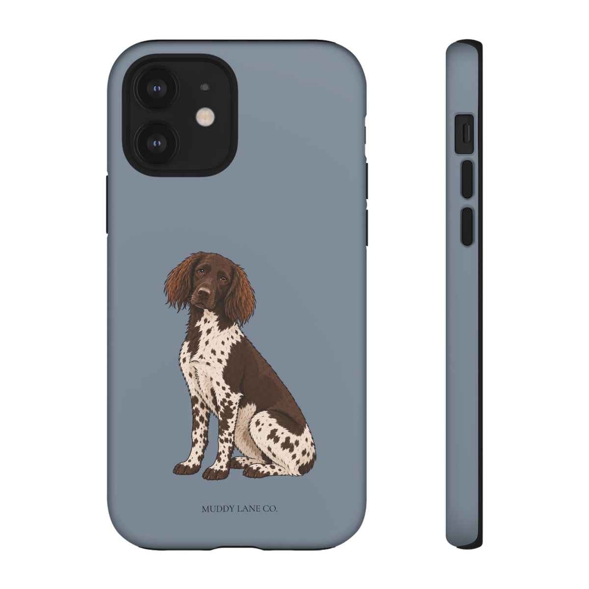 Spaniel Tough Phone Case in Smoke Blue Matte