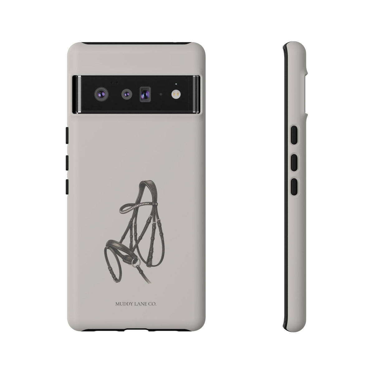 Bridle Tough Phone Case in Soft Grey Matte