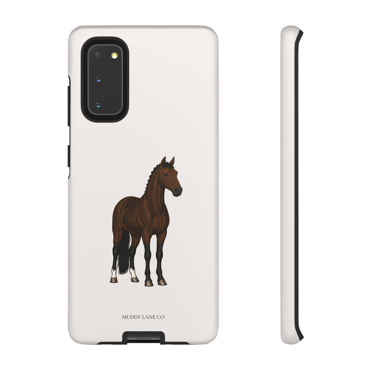 Bay Horse Tough Phone Case in Warm Cream Matte
