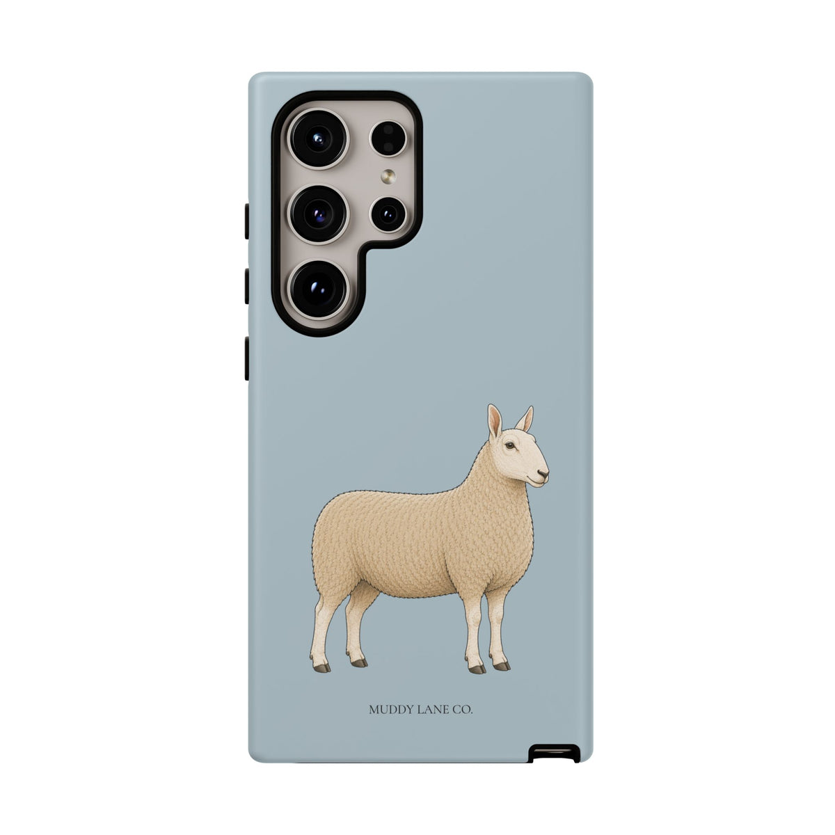 Border Leicester Tough Phone Case in Dusty Blue Matte