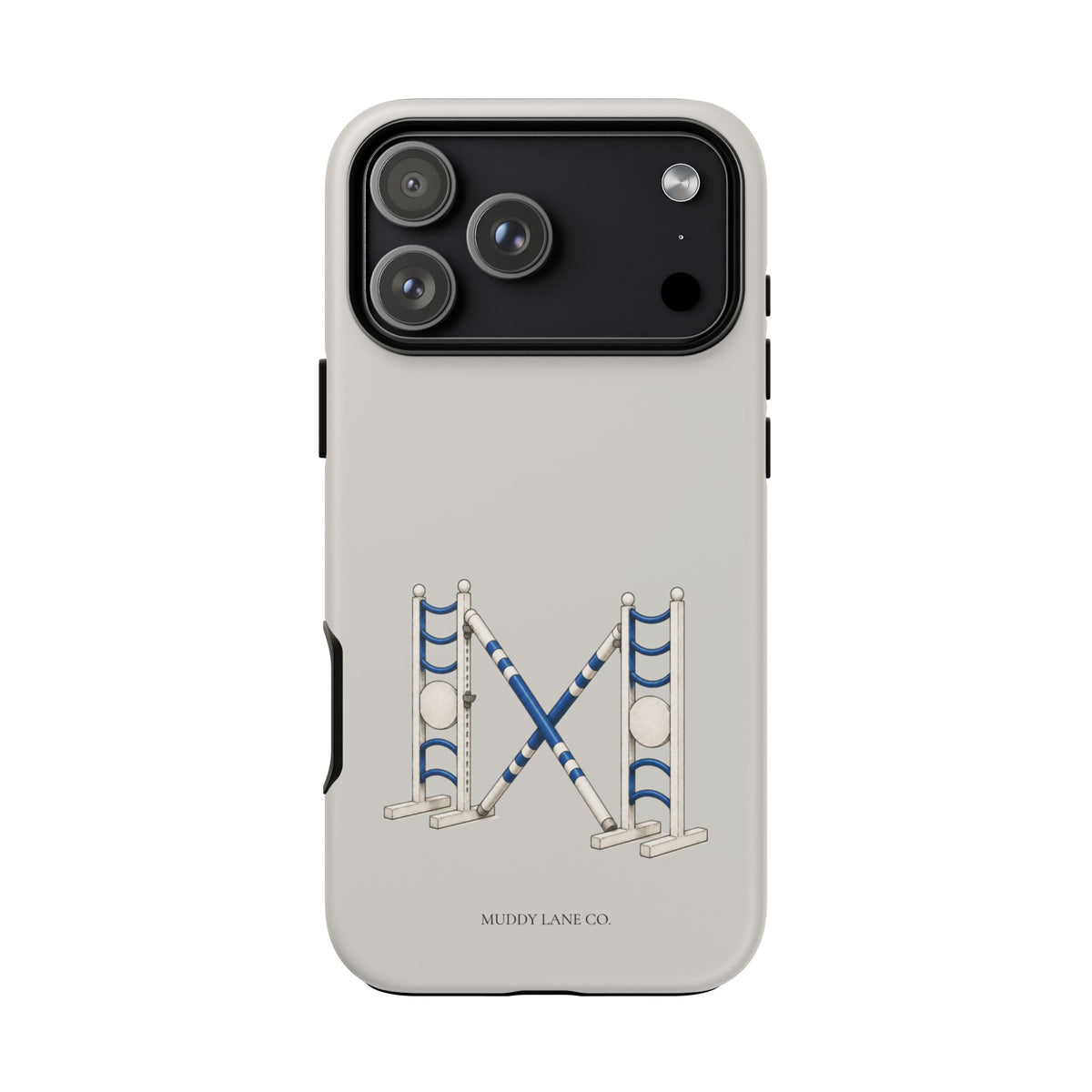 Show Jump Tough Phone Case in Soft Grey Matte