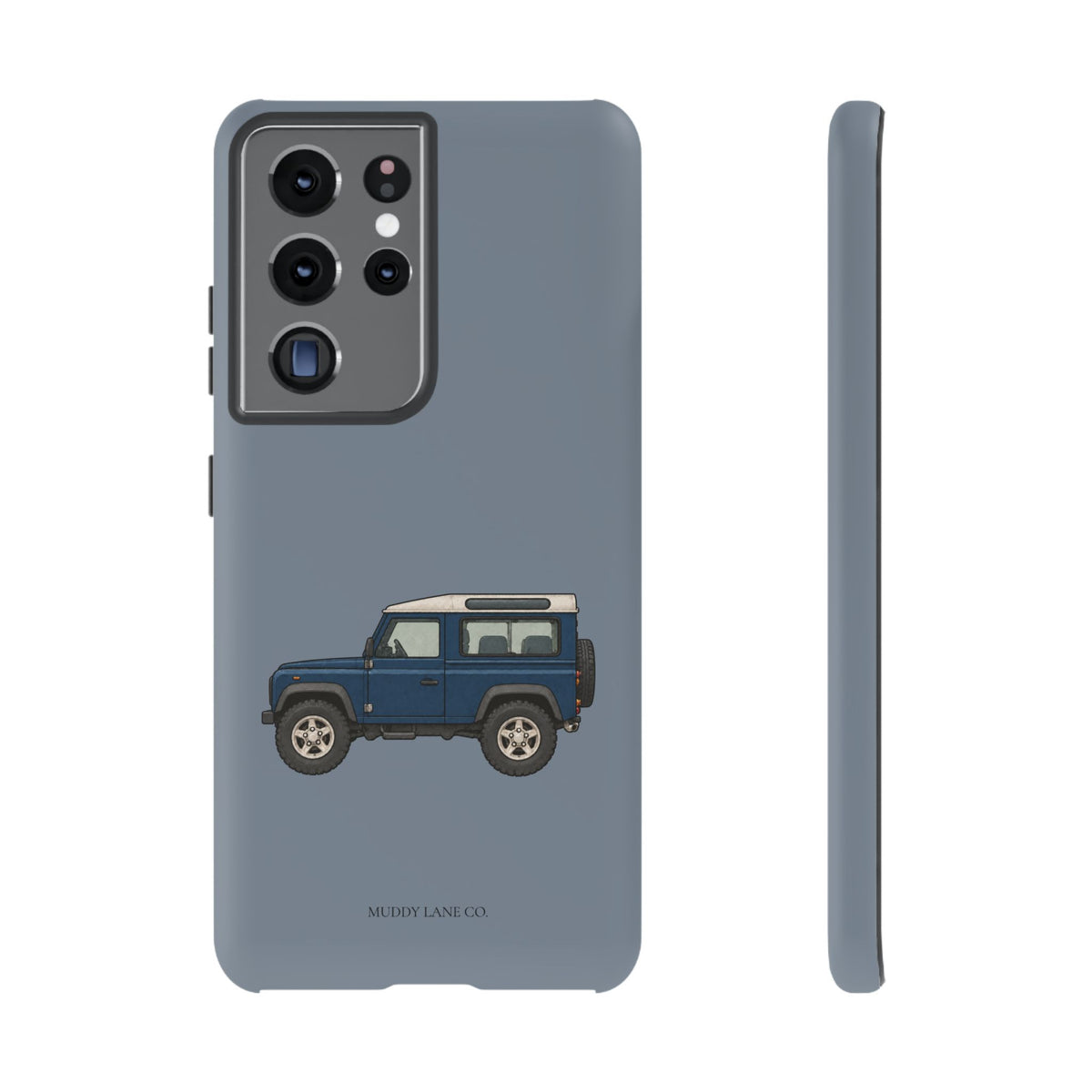 Blue Classic 4x4 Tough Phone Case in Smoke Blue Matte
