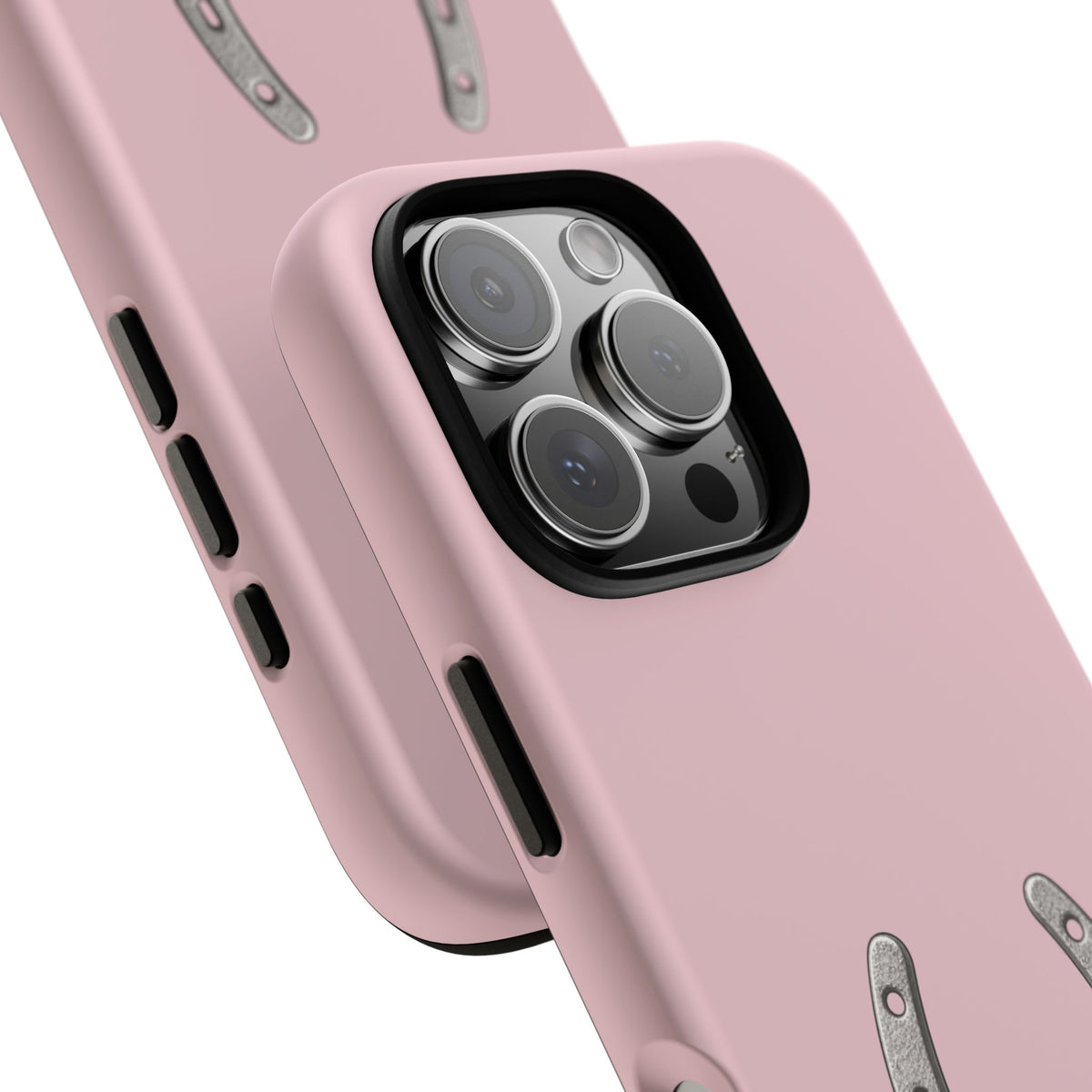 Horseshoe Tough Phone Case in Soft Rosette Pink Matte