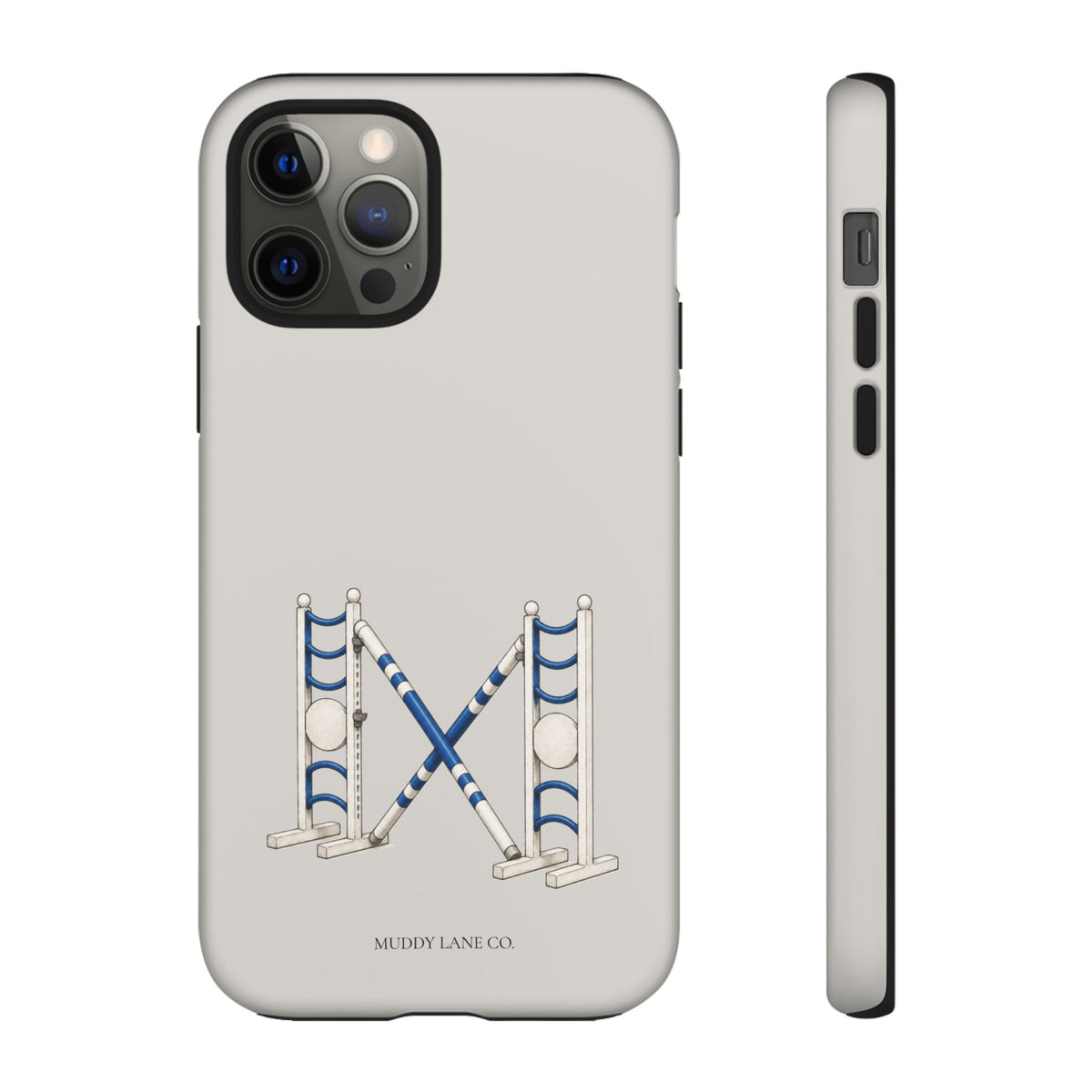 Show Jump Tough Phone Case in Soft Grey Matte