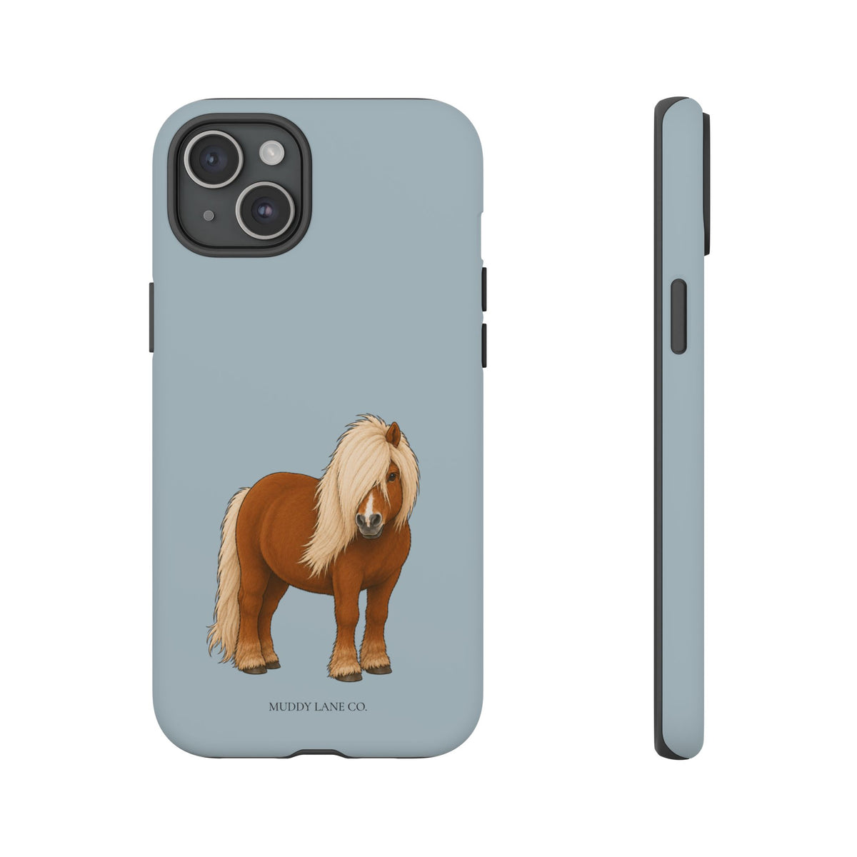 Shetty Tough Phone Case in Dusty Blue Matte