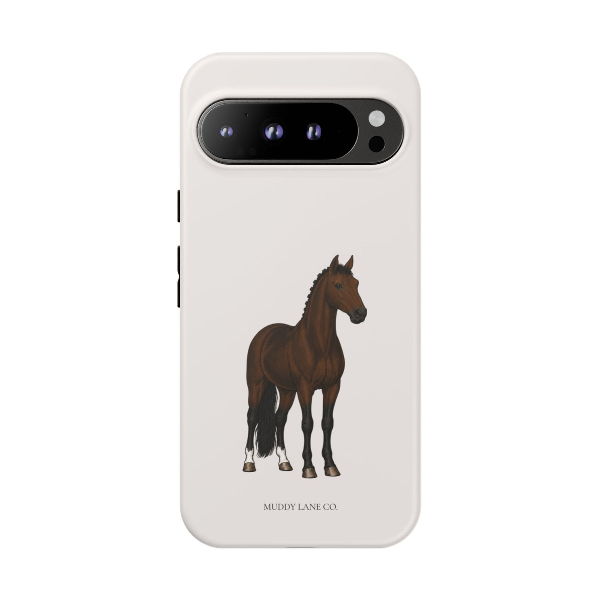 Bay Horse Tough Phone Case in Warm Cream Matte