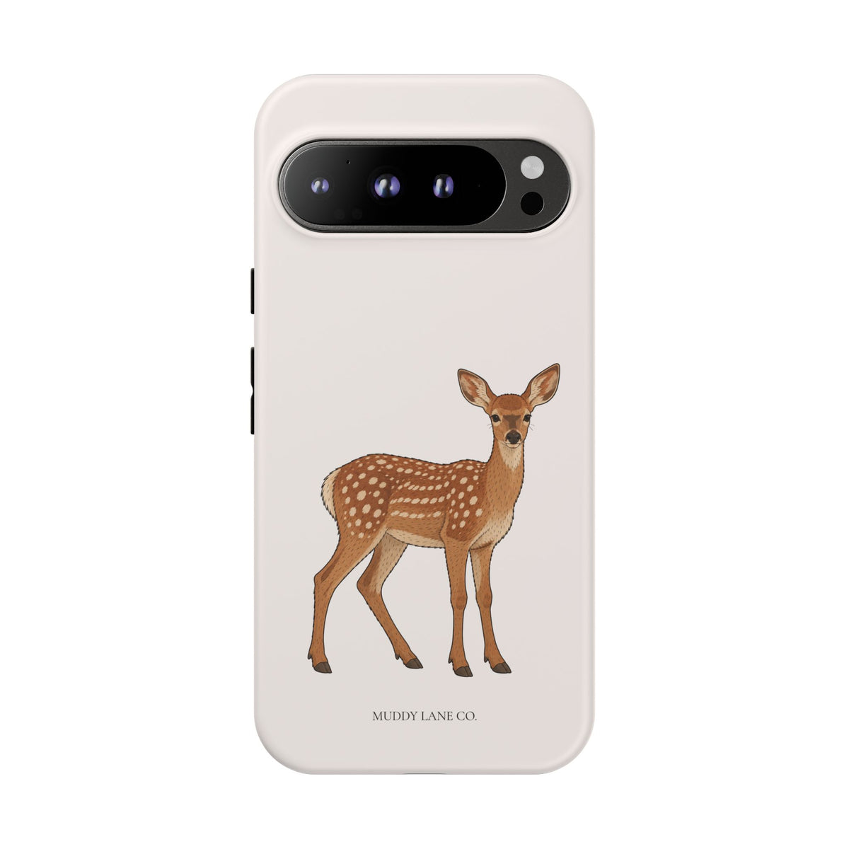 Fawn Tough Phone Case in Warm Cream Matte