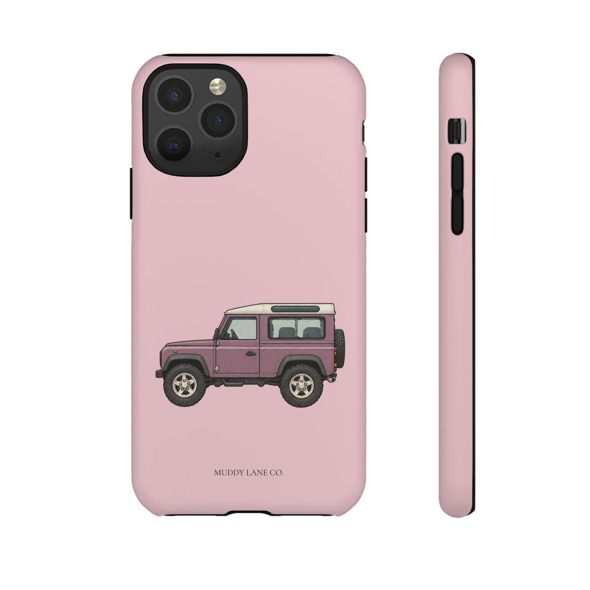 Pink Classic 4x4 Tough Phone Case in Soft Rosette Pink Matte