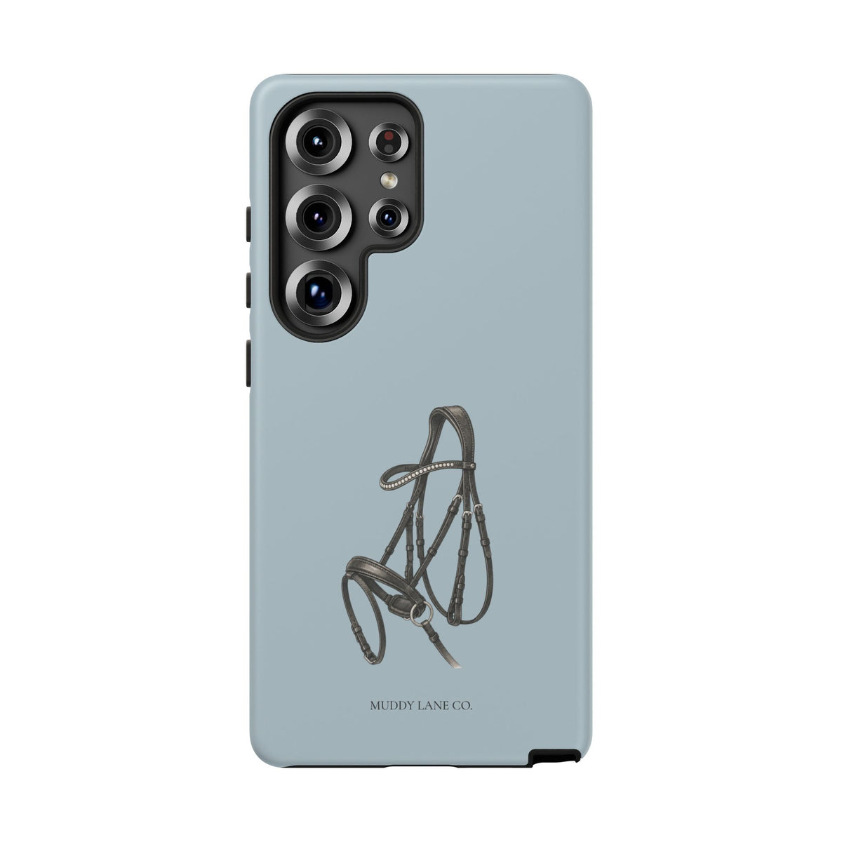 Bridle Tough Phone Case in Dusty Blue Matte