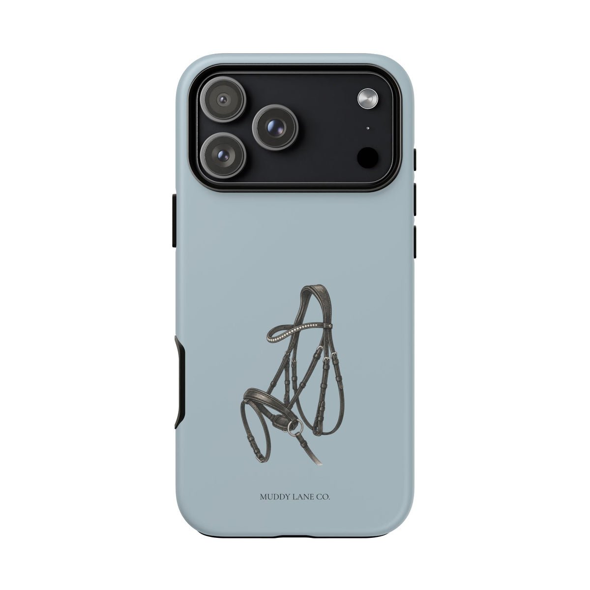 Bridle Tough Phone Case in Dusty Blue Matte