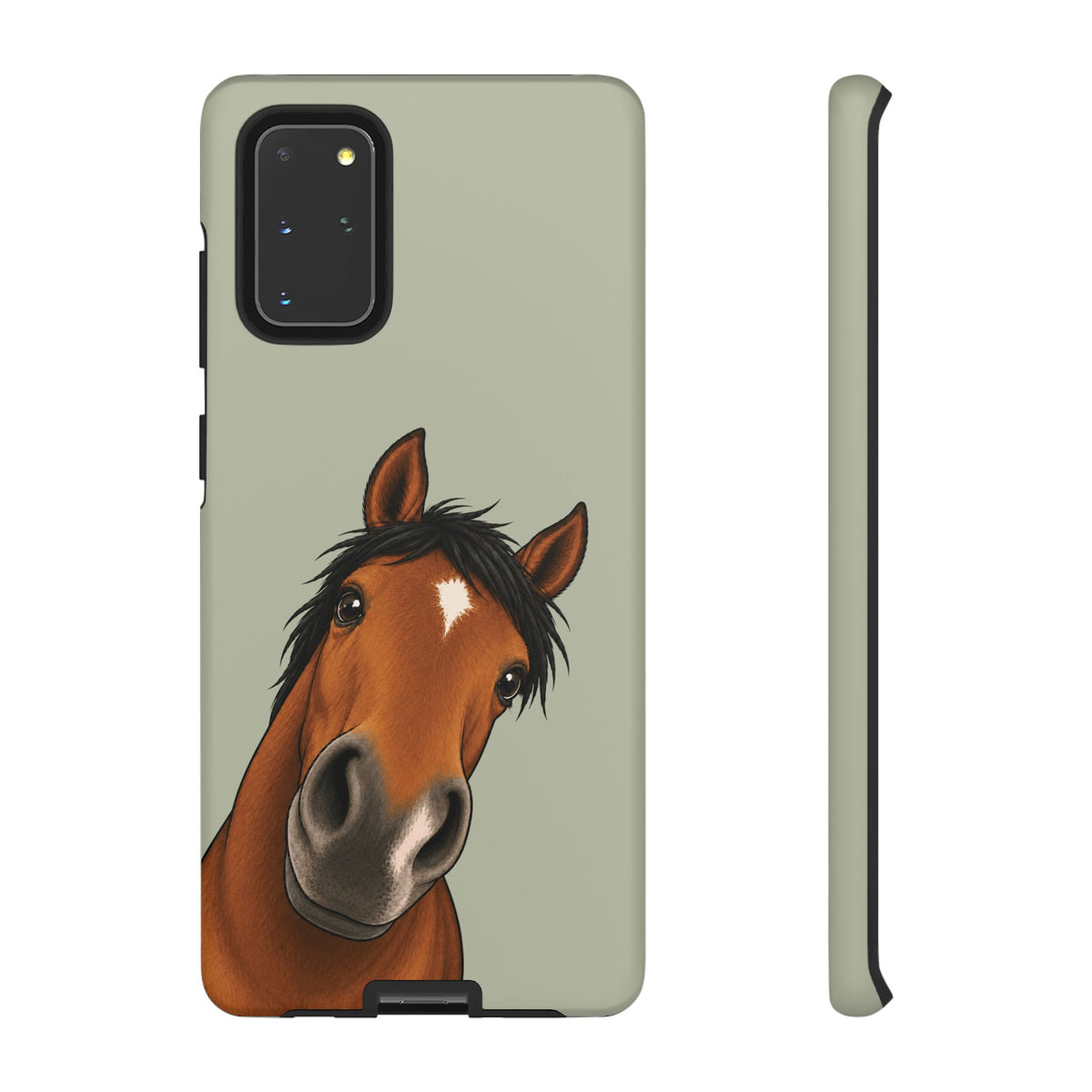 Boop Horse Tough Phone Case in Light Sage Matte