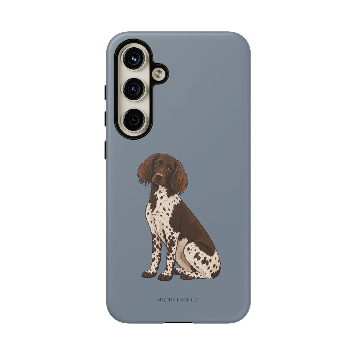 Spaniel Tough Phone Case in Smoke Blue Matte