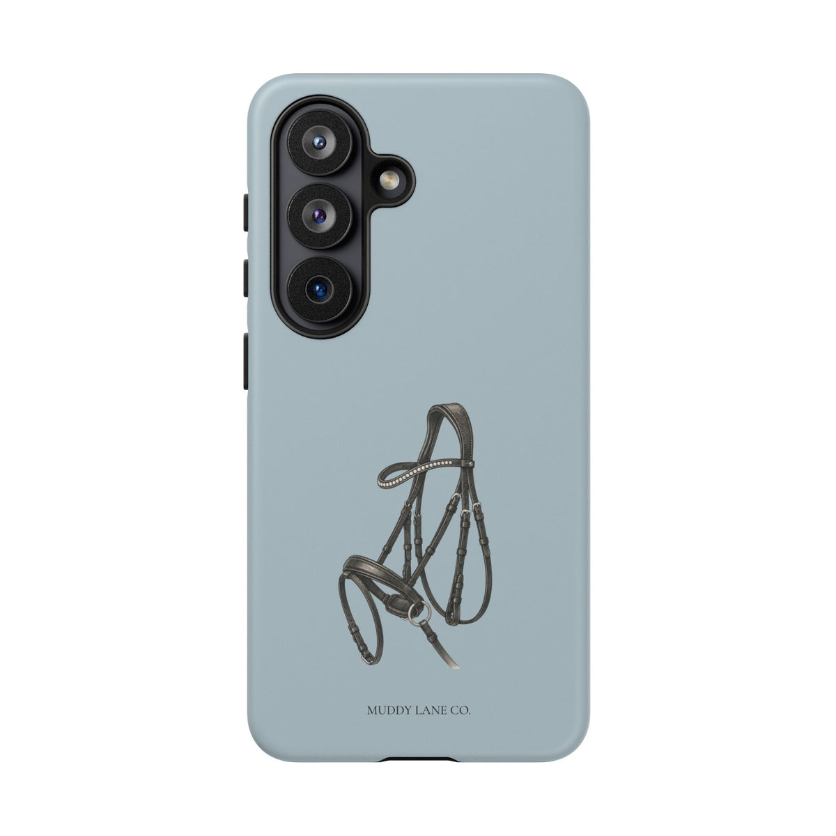 Bridle Tough Phone Case in Dusty Blue Matte