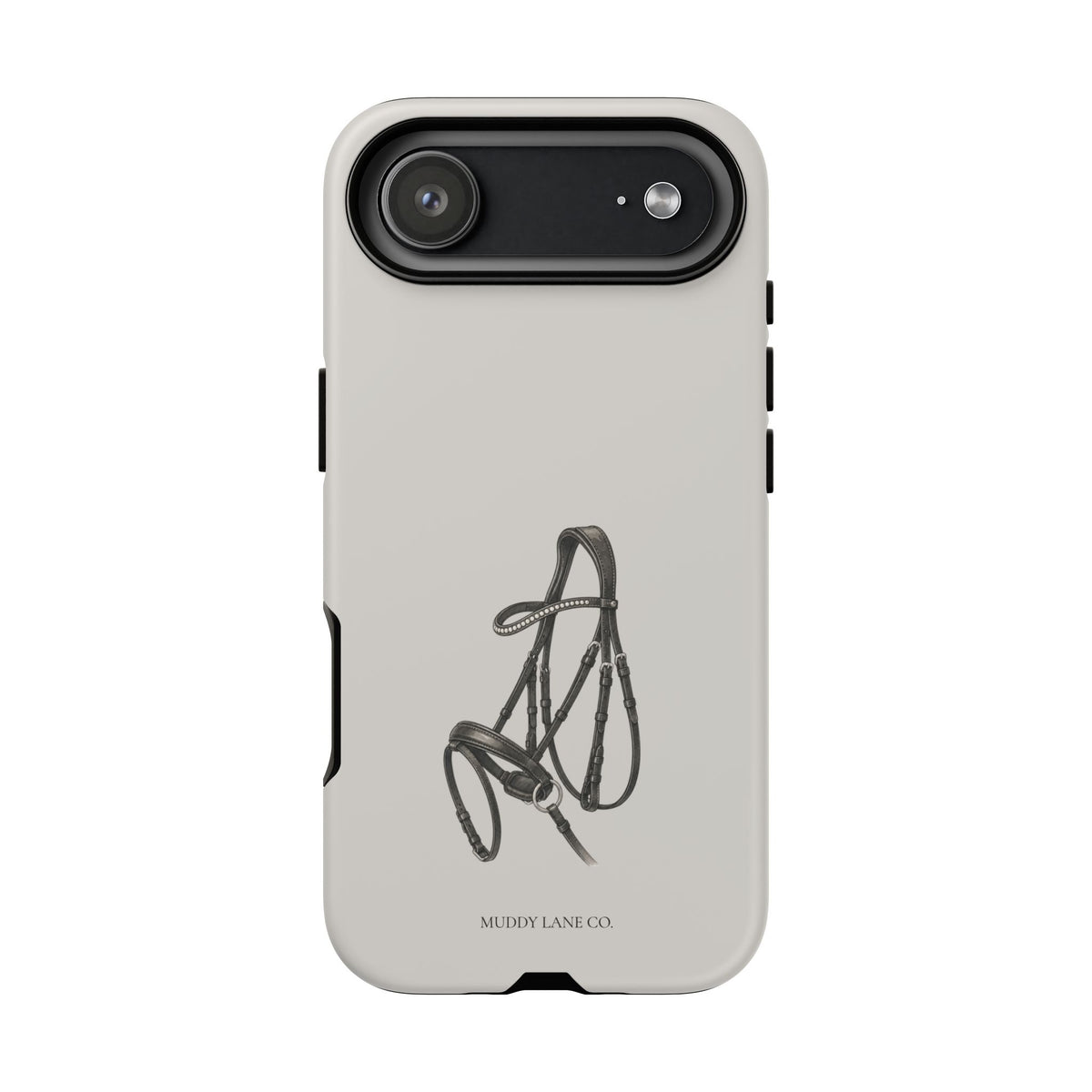 Bridle Tough Phone Case in Soft Grey Matte