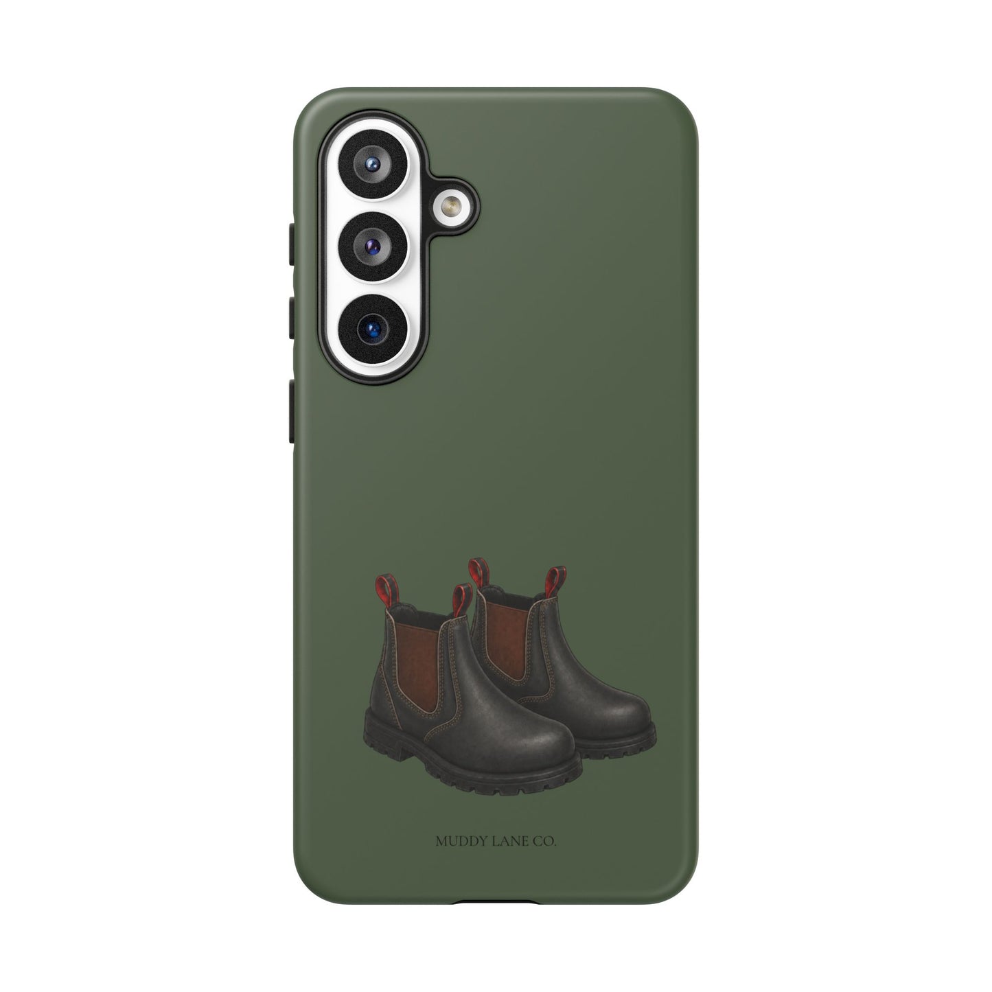 Yard Boots Tough Phone Case in Forest Green Matte