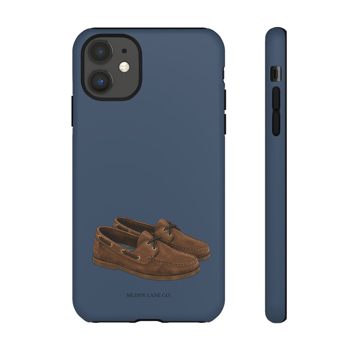 Deck Shoes Tough Phone Case in Deep Navy Matte
