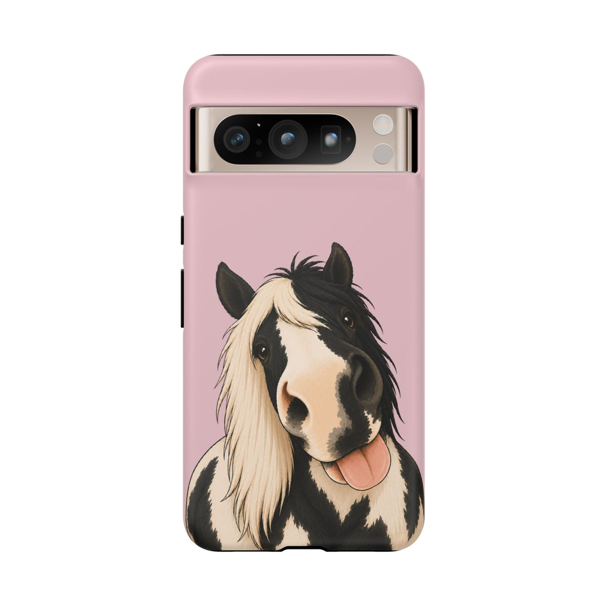 Cheeky Cob Tough Phone Case in Soft Rosette Pink Matte