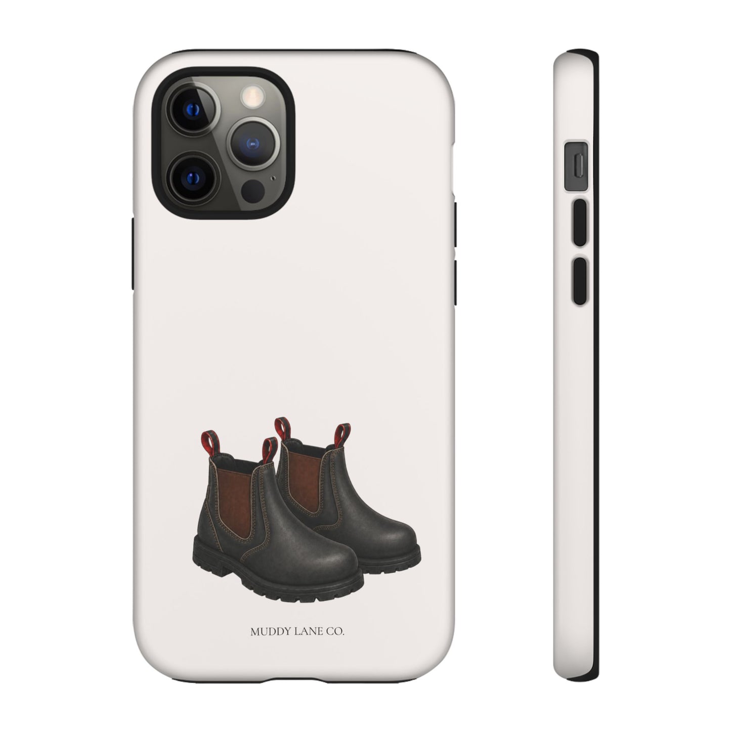 Yard Boots Tough Phone Case in Warm Cream Matte