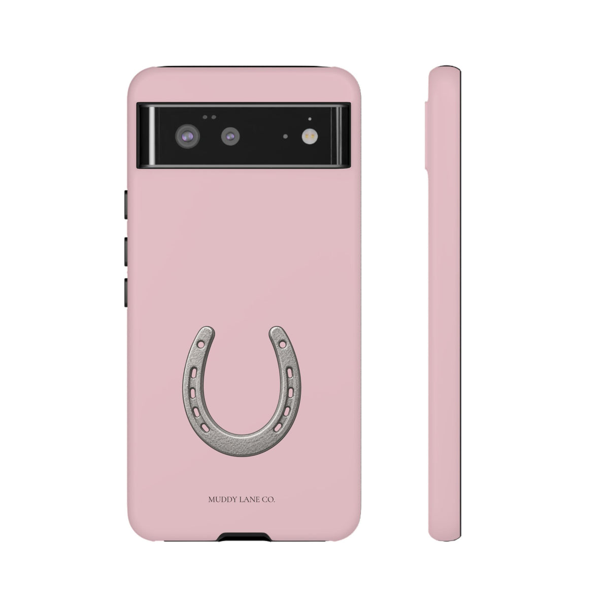 Horseshoe Tough Phone Case in Soft Rosette Pink Matte