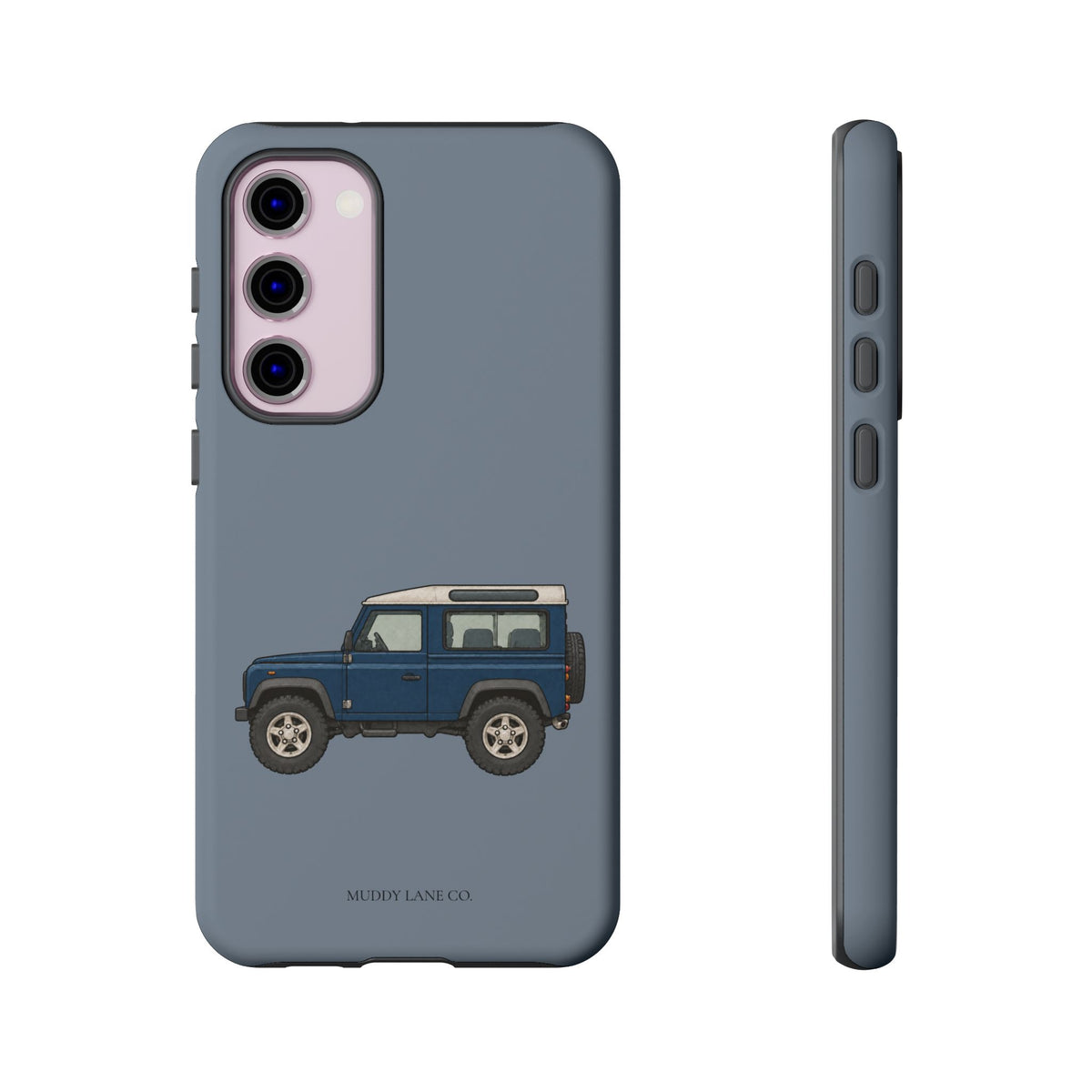 Blue Classic 4x4 Tough Phone Case in Smoke Blue Matte