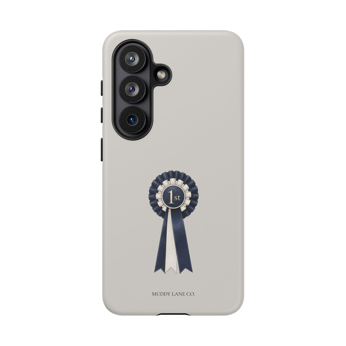 Rosette Tough Phone Case in Soft Grey Matte
