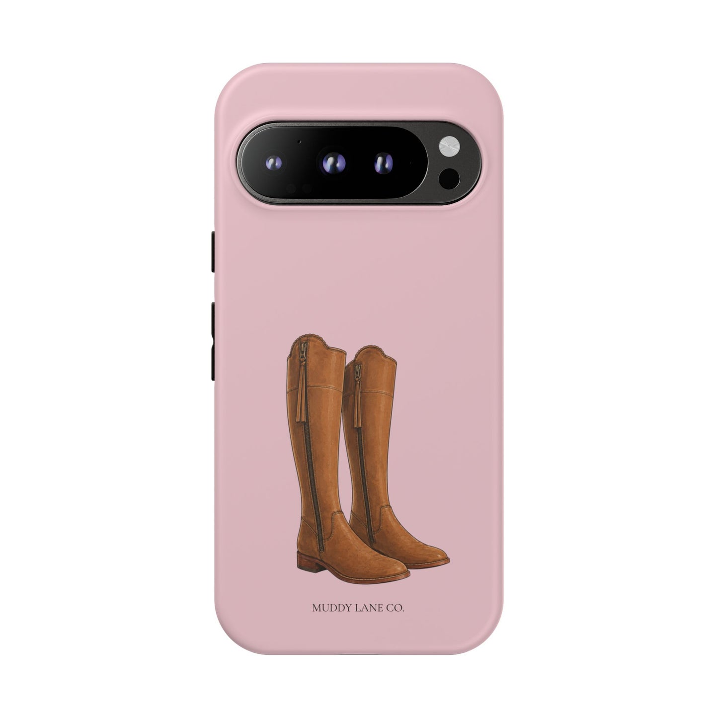Riding Boots Tough Phone Case in Soft Rosette Pink Matte