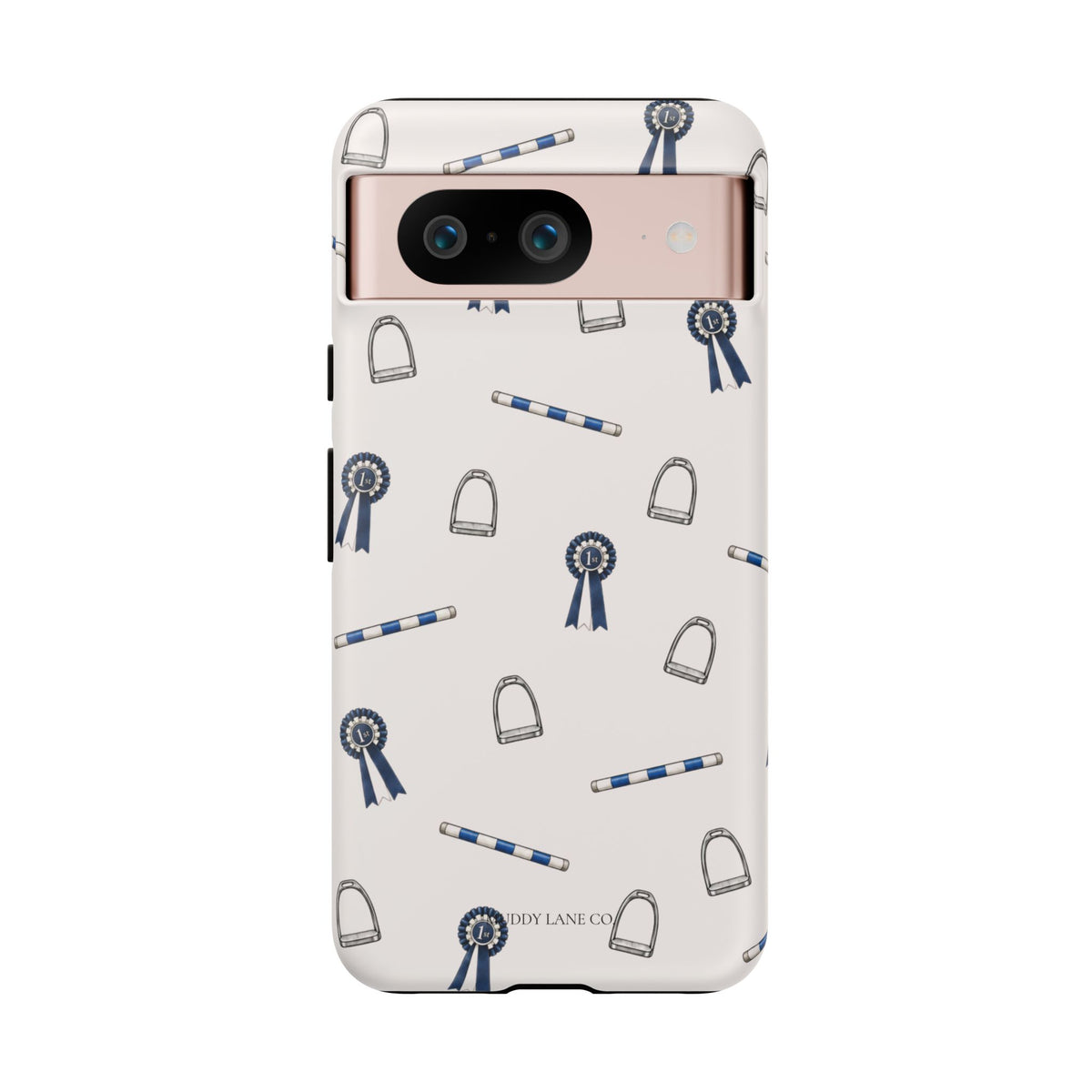 Show Day Pattern Tough Phone Case in Warm Cream Matte