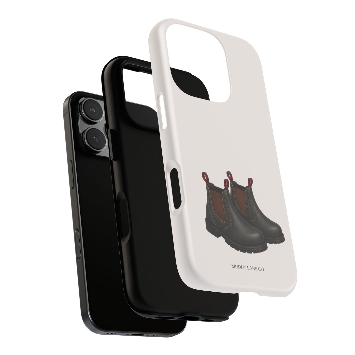 Yard Boots Tough Phone Case in Warm Cream Matte