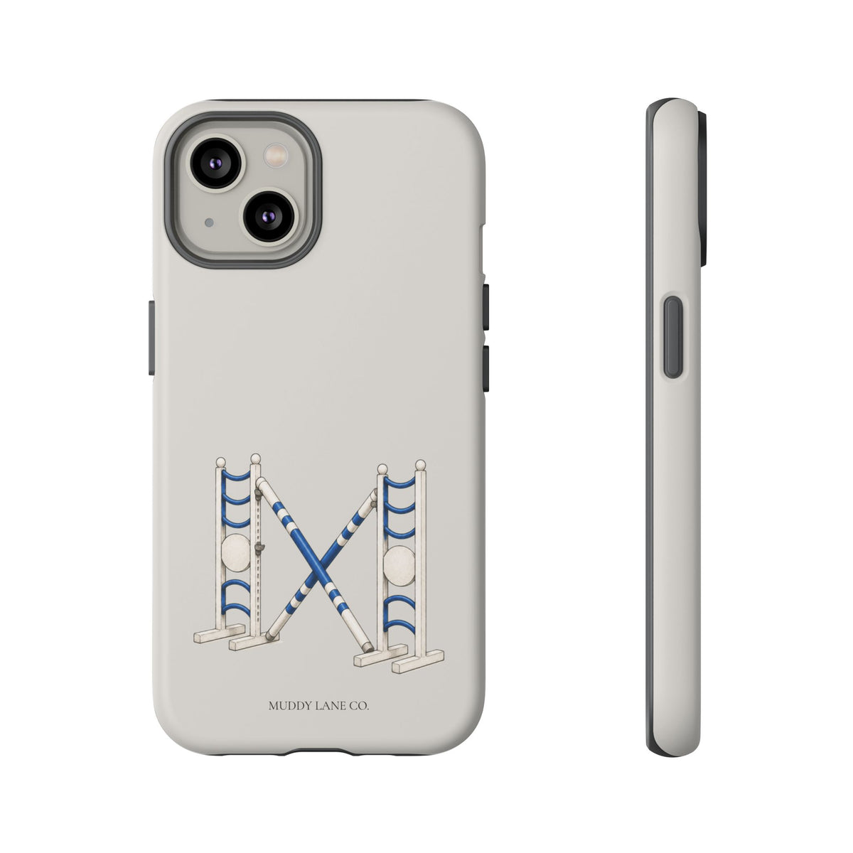Show Jump Tough Phone Case in Soft Grey Matte