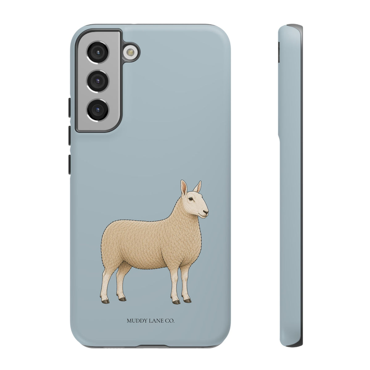 Border Leicester Tough Phone Case in Dusty Blue Matte