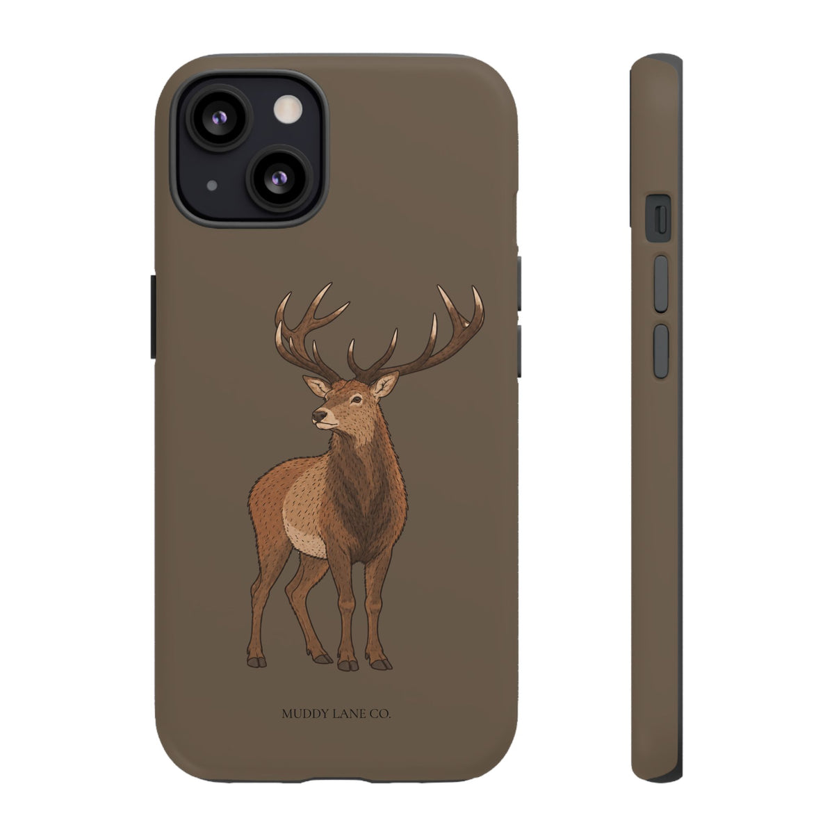 Stag Tough Phone Case in Taupe Brown Matte