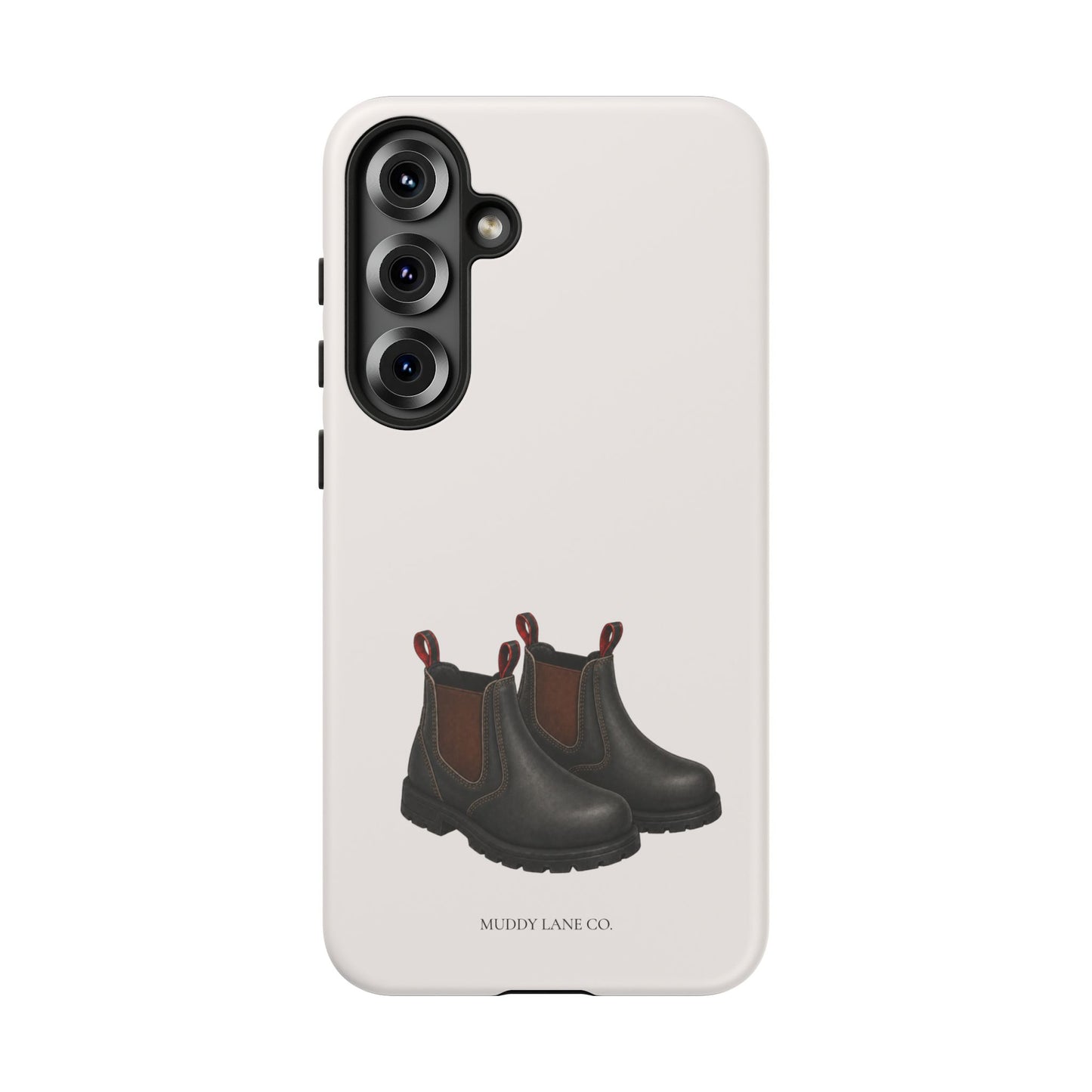 Yard Boots Tough Phone Case in Warm Cream Matte