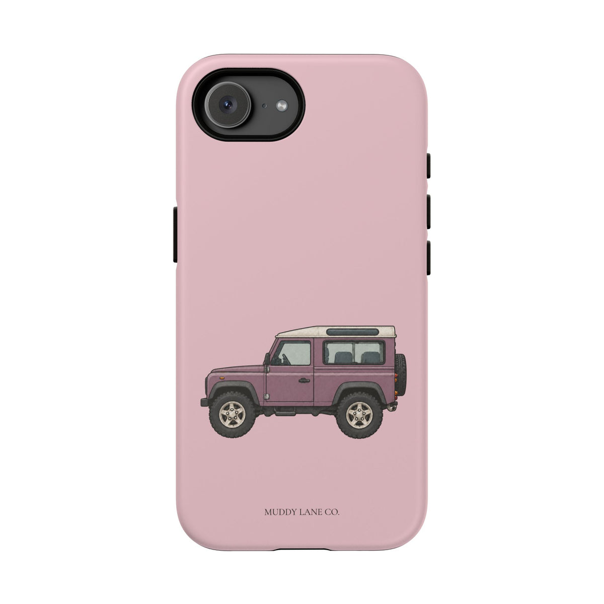 Pink Classic 4x4 Tough Phone Case in Soft Rosette Pink Matte