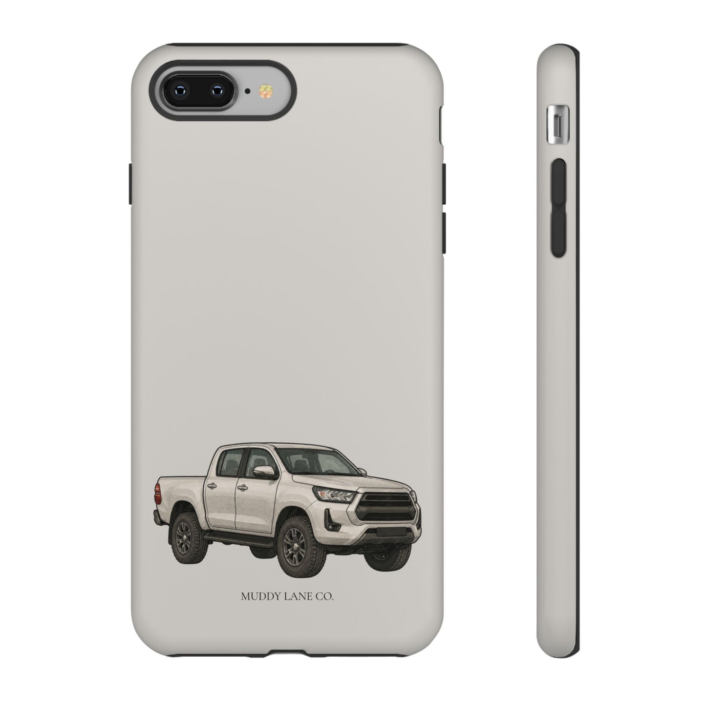 Farm Truck Tough Phone Case in Soft Grey Matte