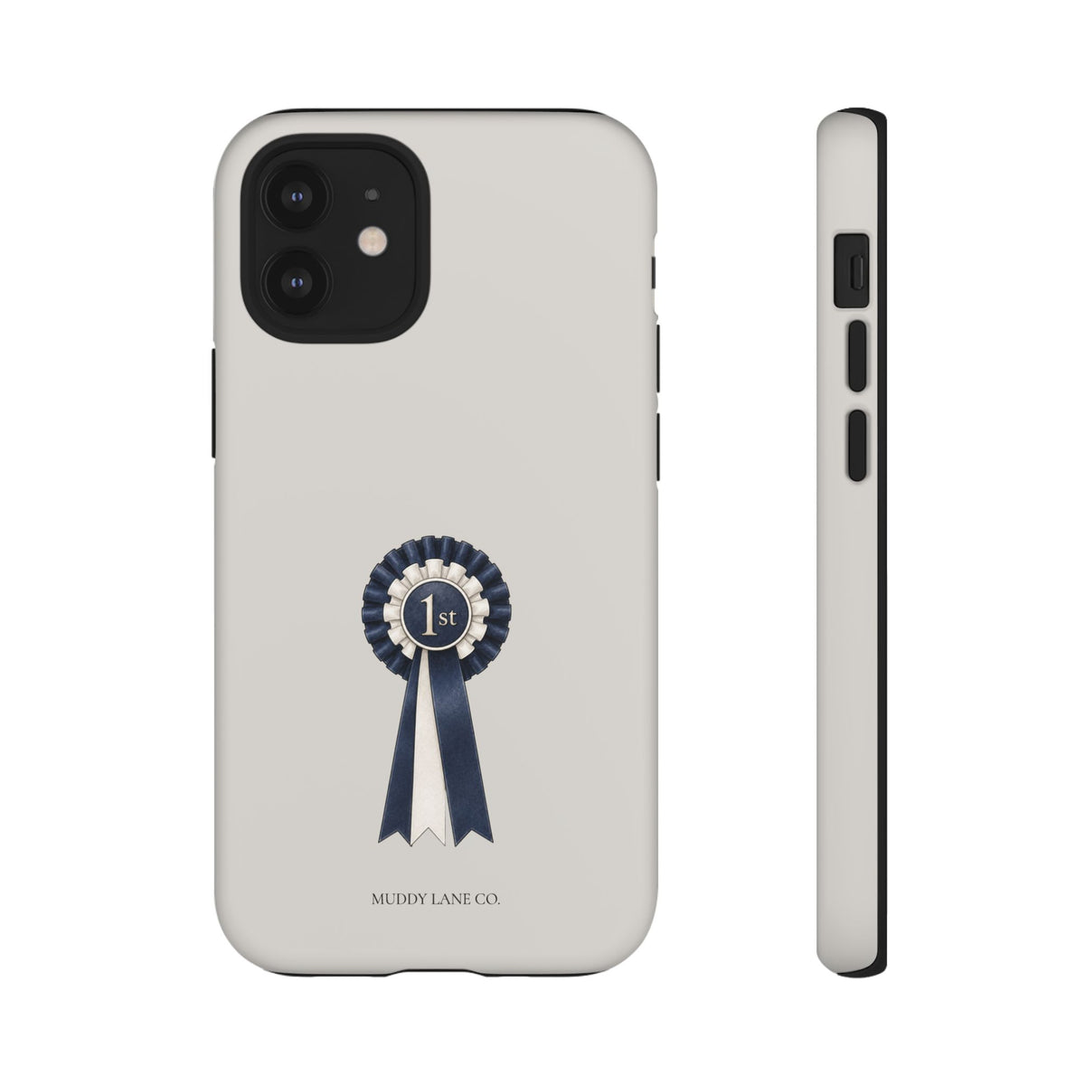 Rosette Tough Phone Case in Soft Grey Matte