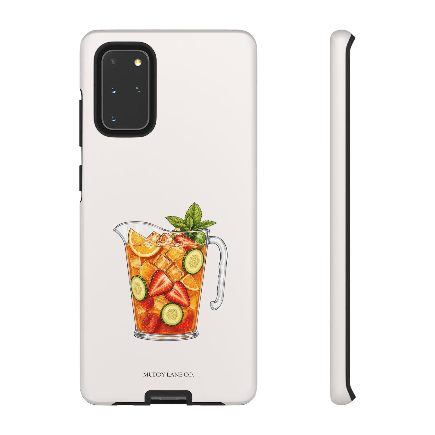 Summer Drink Jug Tough Phone Case in Warm Cream Matte