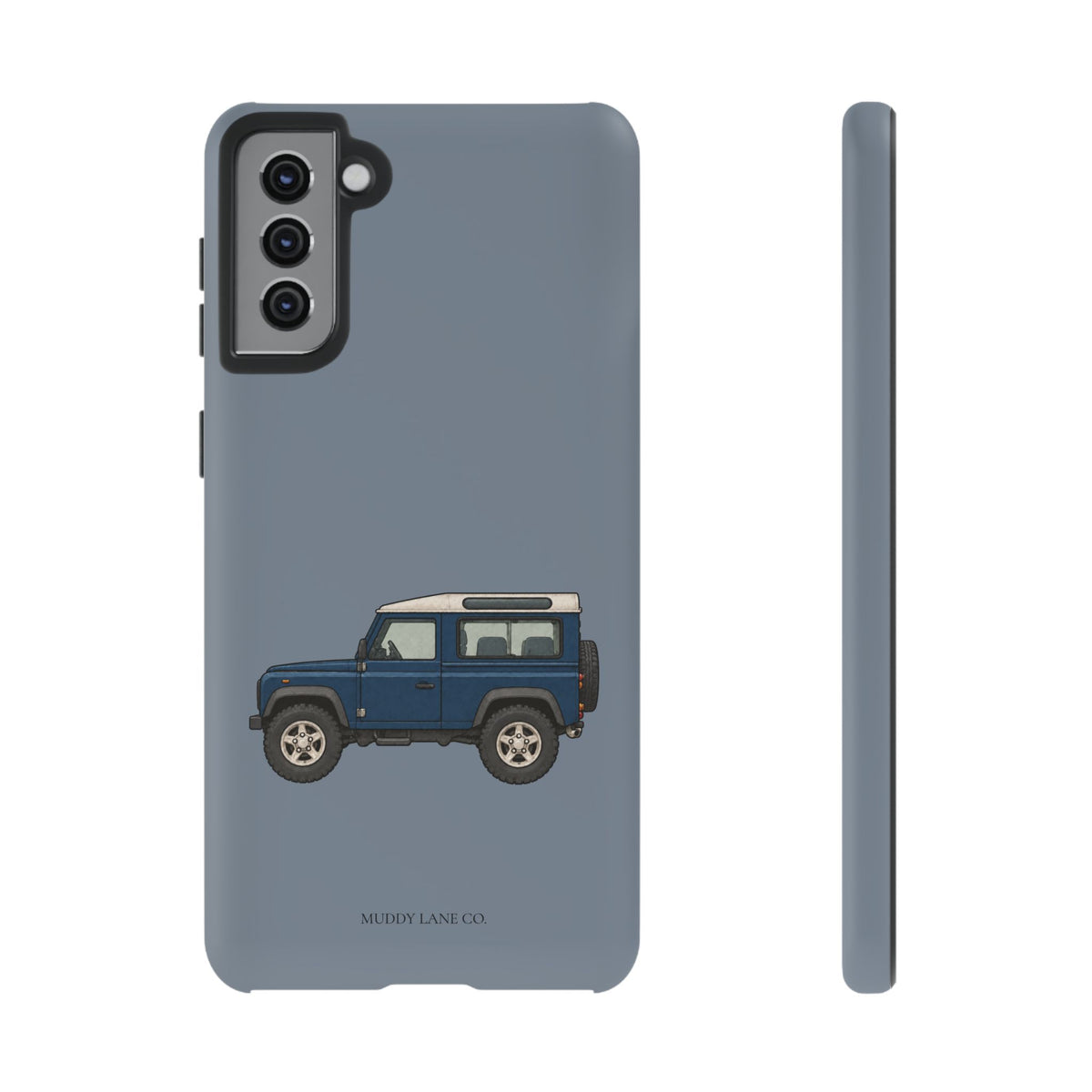 Blue Classic 4x4 Tough Phone Case in Smoke Blue Matte