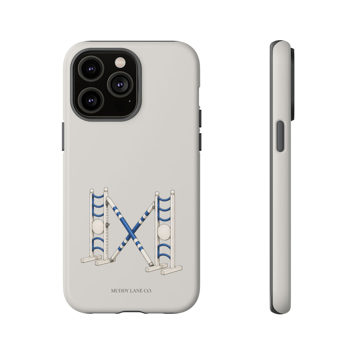 Show Jump Tough Phone Case in Soft Grey Matte