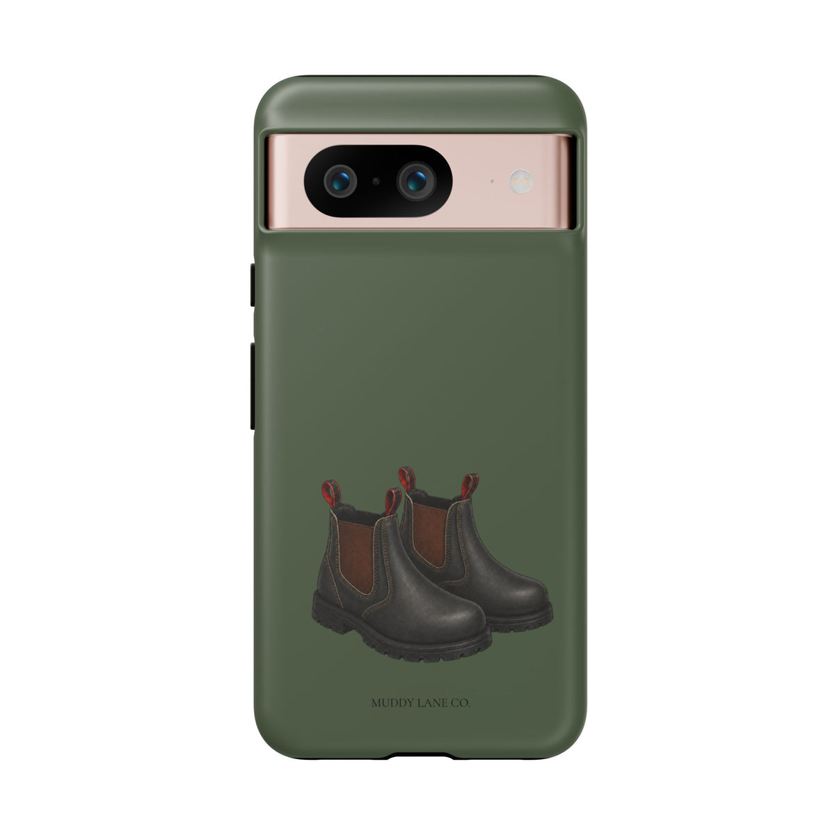 Yard Boots Tough Phone Case in Forest Green Matte